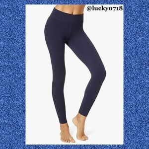 Hue NWT Ultra Legging Wide Waistband in Navy Sz S